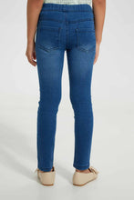 Load image into Gallery viewer, Redtag-Blue-Slim-Jegging-Jeggings-Girls-2 to 8 Years