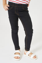Load image into Gallery viewer, Black Slim Jegging - REDTAG