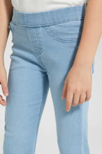 Load image into Gallery viewer, Redtag-Blue-Slim-Jegging-Jeggings-Girls-2 to 8 Years