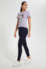 Redtag-Navy-Leggings-(Pack-Of-2)-Leggings-Women's-