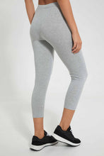 تنزيل الصورة على معرض الصور، Redtag-Grey-Mélange-Leggings-(Pack-Of-2)-Leggings-Women's-