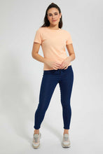تنزيل الصورة على معرض الصور، Redtag-Navy-Super-Skinny-Fit-Jegging-Jeggings-Women's-