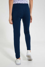 Load image into Gallery viewer, Navy Plain Legging