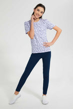 Load image into Gallery viewer, Navy Plain Legging