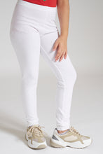 Load image into Gallery viewer, White Plain Legging - REDTAG