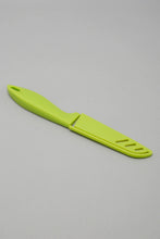 Load image into Gallery viewer, Green Printed Cutting Board With Knife (4 Piece Set)