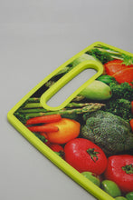 Load image into Gallery viewer, Green Printed Cutting Board With Knife (4 Piece Set)