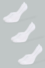 Load image into Gallery viewer, Redtag-White-Plain-Invisible-Socks-(3-Pack)-365,-Colour:White,-Filter:Men's-Clothing,-Men-Socks,-Non-Sale-Men's-