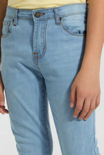 Load image into Gallery viewer, Blue Slim Fit Jean