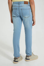Load image into Gallery viewer, Blue Slim Fit Jean