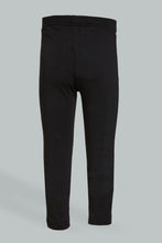 Load image into Gallery viewer, Black Diamond Embellished Legging