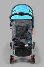 تنزيل الصورة على معرض الصور، عربة أطفال باللون الأزرق