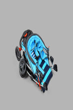 تنزيل الصورة على معرض الصور، عربة أطفال باللون الأزرق