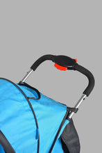 تنزيل الصورة على معرض الصور، عربة أطفال باللون الأزرق