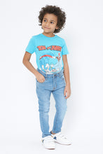 Load image into Gallery viewer, Blue Slim Fit Five Pocket Jean - REDTAG