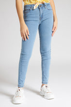 Load image into Gallery viewer, Blue Basic Skinny Jean - REDTAG