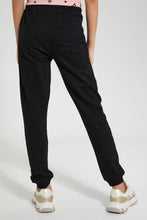 Load image into Gallery viewer, Black Basic Track Pant