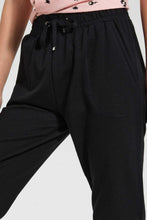 Load image into Gallery viewer, Black Basic Track Pant