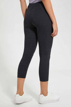 تنزيل الصورة على معرض الصور، Redtag-Grey-Mélange-Leggings-(Pack-Of-2)-Leggings-Women's-