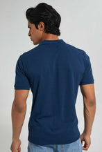 Load image into Gallery viewer, Redtag-Indigo-Polo-Shirt-Polo-Shirts-Men's-