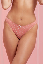 Load image into Gallery viewer, Blush/White Printed Brazilian Briefs (Pack Of 5) - REDTAG