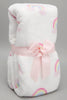 White/Pink Baby Blanket With Toy Elephant - REDTAG