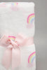 White/Pink Baby Blanket With Toy Elephant - REDTAG