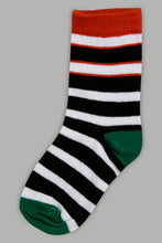 تنزيل الصورة على معرض الصور، Assorted Striped Long Length Socks (4-Pack) - REDTAG