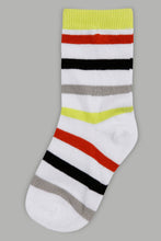تنزيل الصورة على معرض الصور، Assorted Striped Long Length Socks (4-Pack) - REDTAG
