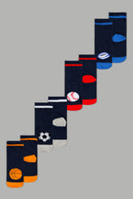 Load image into Gallery viewer, Assorted Sports Print Socks (4 Pack) - REDTAG