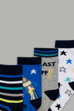 Load image into Gallery viewer, Assorted Design Printed Socks (4 Pack) - REDTAG