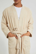 Load image into Gallery viewer, Beige Kimono Bathrobe