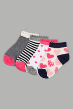 Load image into Gallery viewer, Assorted Printed Ankle Length Socks (4-Pack) - REDTAG