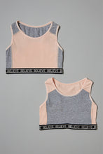Load image into Gallery viewer, Pink/Grey Comfort Bra (Pack of 2) - REDTAG