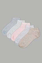 Load image into Gallery viewer, Assorted Ankle Socks (Pack Of 5) - REDTAG