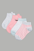 Load image into Gallery viewer, Assorted Ankle Length Socks (4-Pack) - REDTAG
