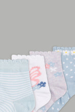 Load image into Gallery viewer, Assorted Design Print Socks (4-Pack) - REDTAG