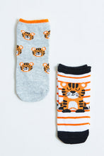 Load image into Gallery viewer, Animal Print Ankle-Length Sock (Pack of 2)