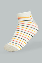 Load image into Gallery viewer, Redtag-Assorted-Printed-Ankle-Socks-(Pack-Of-3)-365,-Colour:Assorted,-Filter:Women's-Clothing,-Non-Sale,-Section:Women,-Women-Socks-Women's-