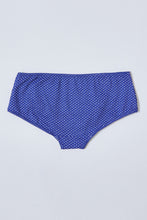 Load image into Gallery viewer, Blue/White Printed Boyleg Brief (Pack Of 5)