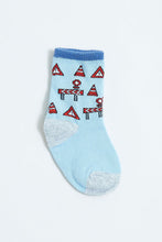 Load image into Gallery viewer, Assorted Ankle-Length Printed Sock (Pack of 4)