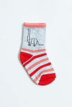 Load image into Gallery viewer, Multicolour Ankle-Length Sock (Pack of 4)