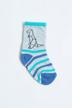 Load image into Gallery viewer, Multicolour Ankle-Length Sock (Pack of 4)