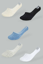 Load image into Gallery viewer, Assorted Print Invisible Socks (Pack of 5)