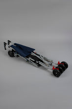 Load image into Gallery viewer, Blue and Green Dinosaur Baby Buggy with Safety Belts