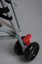 Load image into Gallery viewer, Blue and Green Dinosaur Baby Buggy with Safety Belts