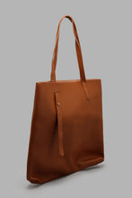 Load image into Gallery viewer, Redtag-Pu-Shopper-Colour:Tan,-Filter:Women's-Accessories,-New-In,-New-In-Women-ACC,-Non-Sale,-S22A,-Women-Handbags-Women-