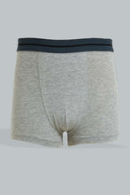 Load image into Gallery viewer, Redtag-Bsr-3-Pc-Pack-Boxer-Short-
(Black/Grey-Mel/White)-365,-BSR-Boxers,-Colour:Assorted,-ESS,-Filter:Senior-Boys-(9-to-14-Yrs),-New-In,-New-In-BSR,-Non-Sale,-Section:Kidswear-Senior-Boys-9 to 14 Years