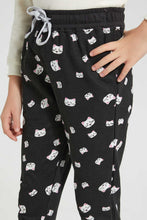 تنزيل الصورة على معرض الصور، Redtag-Assorted-2Pk-Printed-Active-Pant-Joggers-Girls-2 to 8 Years