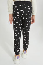 تنزيل الصورة على معرض الصور، Redtag-Assorted-2Pk-Printed-Active-Pant-Joggers-Girls-2 to 8 Years